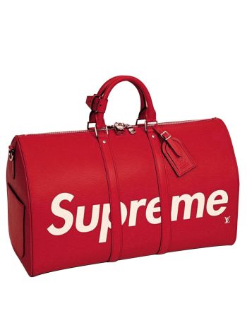 Louis Vuitton X Supreme Epi Keepall Bag